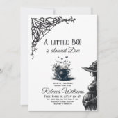 Halloween Magical Little Boo Zwart Baby shower Kaart (Voorkant)