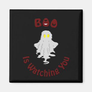Halloween Magneet Boe Houdt Je in de Gaten