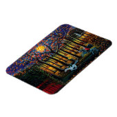 Halloween magneet "Headless Horseman " (Linkerzijde)