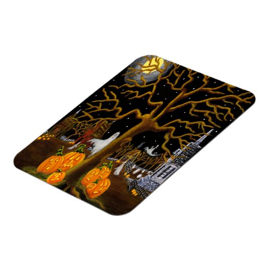 Halloween magneet "Heb je iets gehoord?" (Linkerzijde)