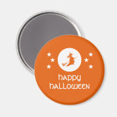 Halloween Magnet, Oranje Magneet (Voorkant / Achterkant)