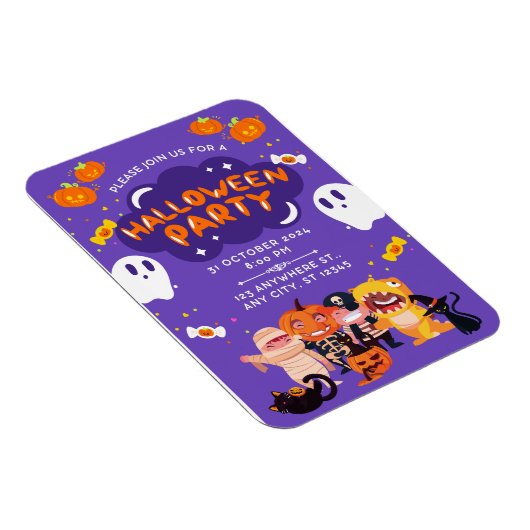 Halloween Magnetic Card Magneet (Rechterzijde)