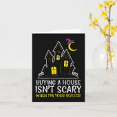 Halloween makelaar kopen huis instant eng kostuum kaart (Gele Bloem)