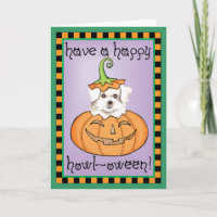 Halloween Maltese Kaart