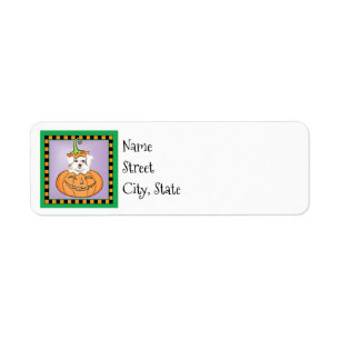 Halloween Maltese label