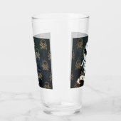 Halloween | Maman | Crânes | Personnalisé | Verre (Droite)