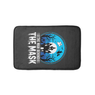 Halloween Man Achter het Masker Spelonk Badmat