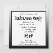 Halloween Mandala Ghosts, pompoenen, vleermuizen e Kaart (Achterkant)