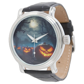 Halloween Mannen Horloge