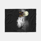 Halloween Mansion Blanket Fleece Deken (Voorkant (Horizontaal))
