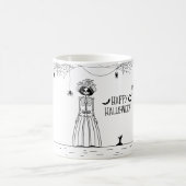 Halloween Mariée Skeleton Coffee Mug (Centre)