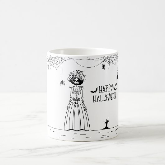 Halloween Mariée Skeleton Coffee Mug