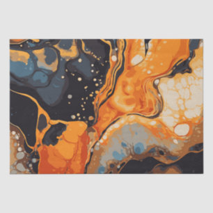 Halloween Marmeren Aquarel Swirl 11 Tissuepapier