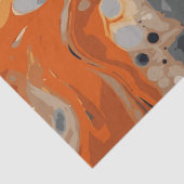 Halloween Marmeren Aquarel Swirl 6 Tissuepapier (Detail)