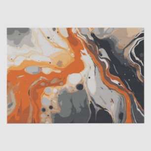 Halloween Marmeren Aquarel Swirl 6 Tissuepapier