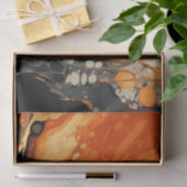 Halloween Marmeren Aquarel Swirl 7 Tissuepapier (Geschenk)