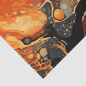 Halloween Marmeren Aquarel Swirl 7 Tissuepapier (Detail)