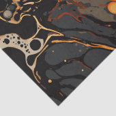 Halloween Marmeren Aquarel Swirl 8 Tissuepapier (Detail)