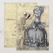 Halloween Masquerade Ball 2 Kaart (Voorkant / Achterkant)