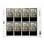 Halloween Masquerade Ball Bookplaat Etiket (Full Sheet)