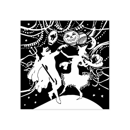  Halloween Masquerade Dance Rubber Stamp Rubberstempel (Afrduk)