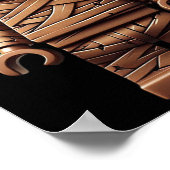 Halloween Master Builder Mummy Kinder Bouwsteen Poster (Hoek)