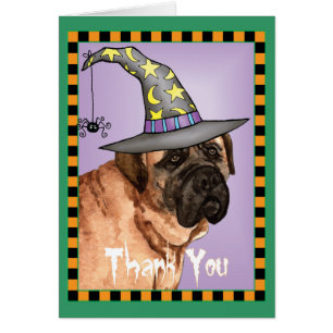 Halloween Mastiff - Hartelijk dank - Kaart