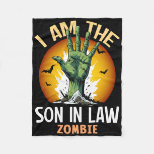 Halloween Matching Son In Law Zombie Kostuum Fleece Deken