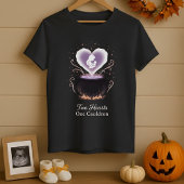 Halloween Maternity Two Hearts One Cauldron  T-shirt