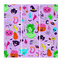 Halloween Medusa Zombie Hekserij paarse