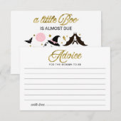Halloween Meisje Baby shower Advies Kaarten (Voorkant / Achterkant)