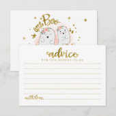 Halloween Meisje Baby shower Advies Kaarten (Voorkant / Achterkant)