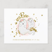 Halloween Meisje Baby shower Advies Kaarten (Achterkant)