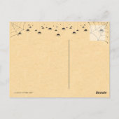 Halloween meisje en jongen Briefkaart (Achterkant)