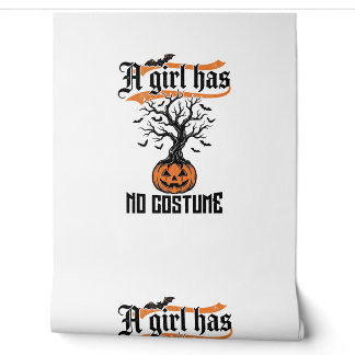 Halloween Meisje Geen Kostuum Vintage Pompoen_1 Behang