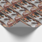  Halloween meisje met kaars inpakpapier (Hoek)