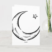  - Halloween Meisje met Masker Kaart (Achterkant)