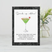 Halloween Meisjes Nachtuitnodiging Kaart (Staand voorkant)