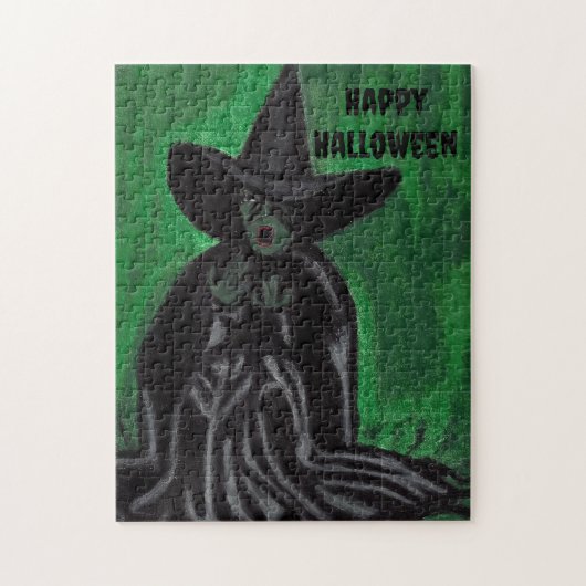 HALLOWEEN MELTING WITCH LEGPUZZEL (Verticaal)