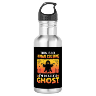Halloween Mensen Kostuum Spook Vintage Waterfles