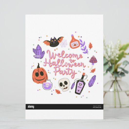 Halloween menus (Debout devant)