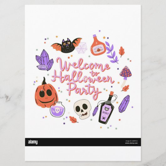 Halloween menus (Devant)