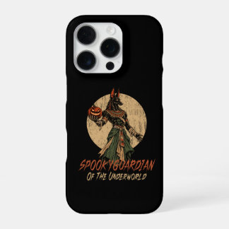 Halloween met Anubis, Bewaker van de Onderwereld iPhone 16 Pro Hoesje