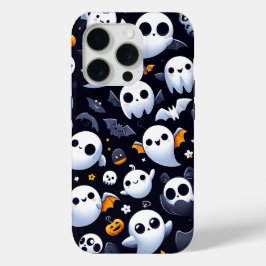 Halloween met leuke geest iPhone 15 pro case