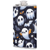 Halloween met leuke geest heupfles (Links)