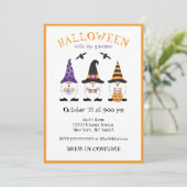 Halloween met mijn Paarse Sinaasappel van Gnomen Kaart (Staand voorkant)