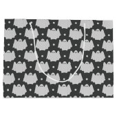 Halloween met spookthema groot cadeauzakje (Achterkant)