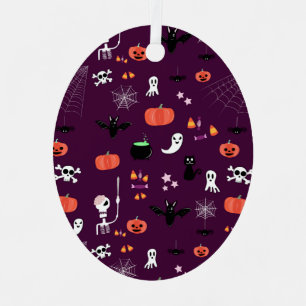 Halloween Metalen Ornament