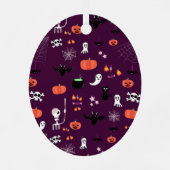 Halloween Metalen Ornament (Achterkant)