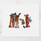 Halloween Michigan Sparkling Wijnetiket (Enkel label)